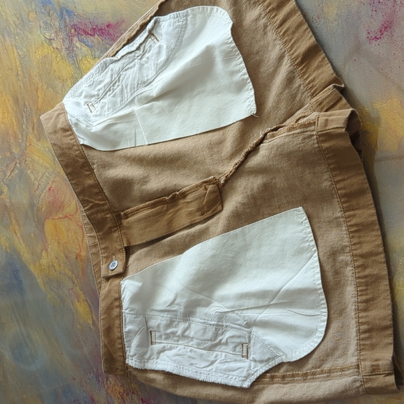 Vintage LIZ CLAIBORNE Brown Shorts Size 12 - Picture 10 of 13